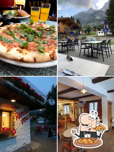 Essayez des pizzas à Restaurant & Hostel Rendez-vous