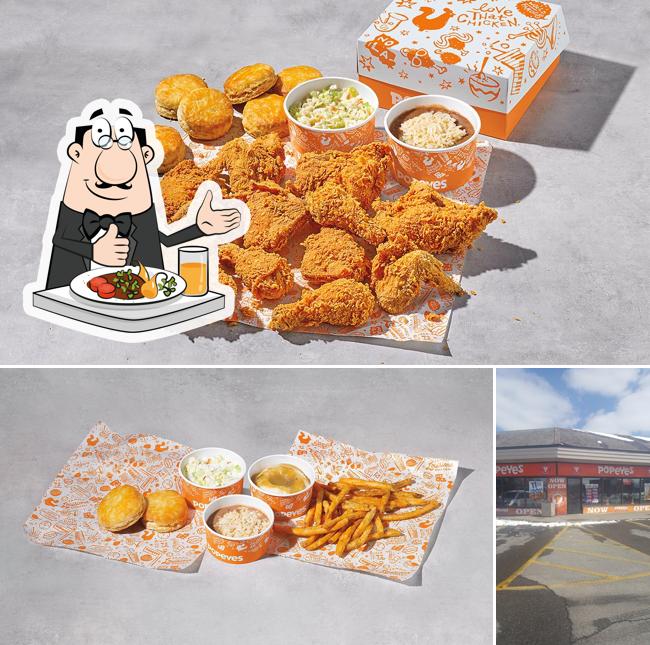 Voici l’image indiquant la nourriture et extérieur sur Popeyes Louisiana Kitchen