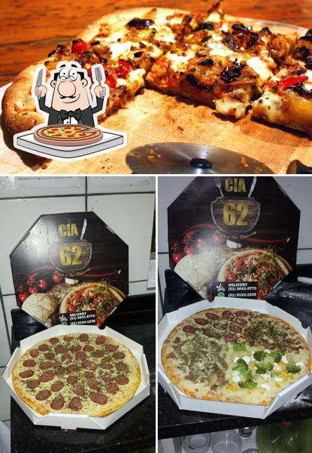 Experimente pizza no Cia 62