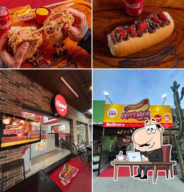 O interior do DONT STOP-HOT DOG- PILARZINHO