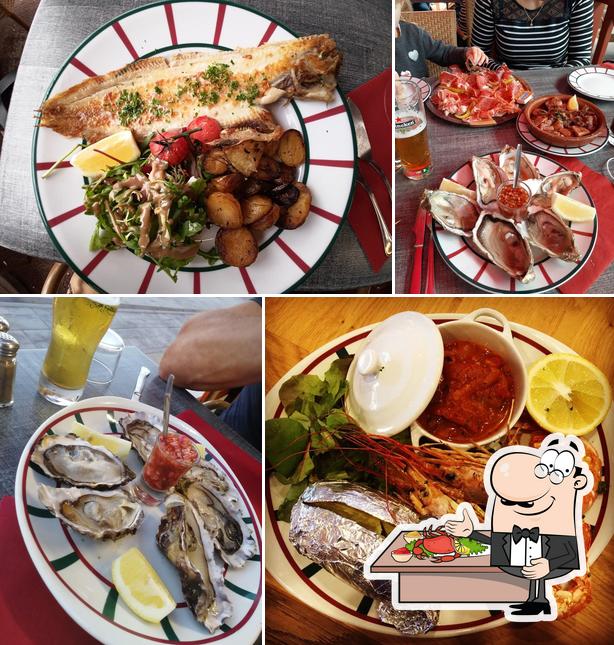 Prenez de nombreux repas à base de fruits de mer disponibles à Restaurant Basque Poissons Ispeguy Ciboure