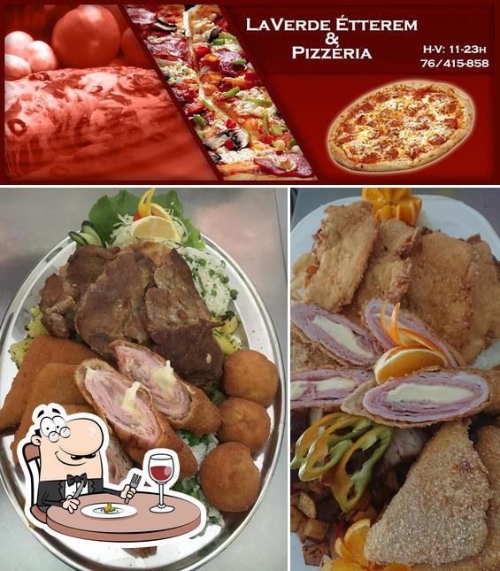 Food at La Verde Pizzéria Söröző