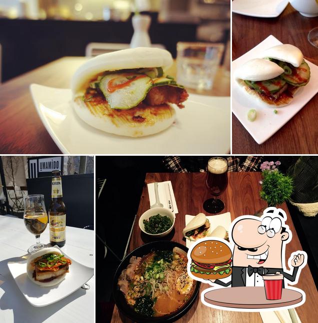 Bestellt einen Burger bei Umamido Antwerp