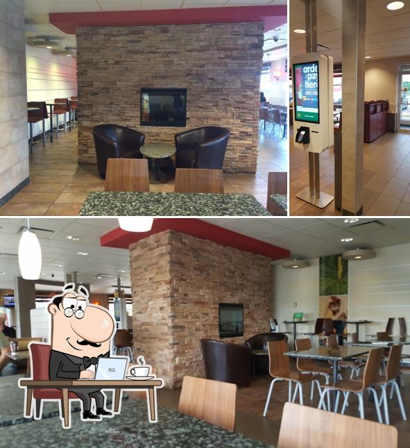 L'intérieur de McDonald's