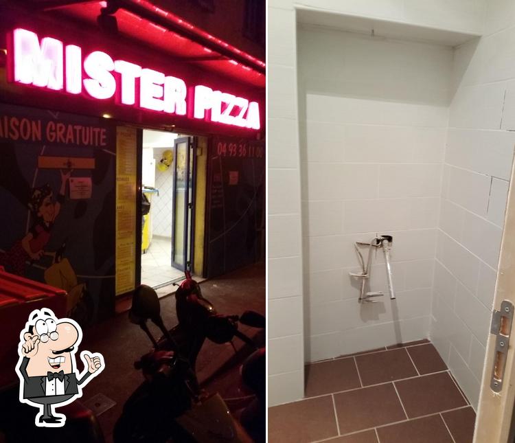 L'intérieur de Mister Pizza