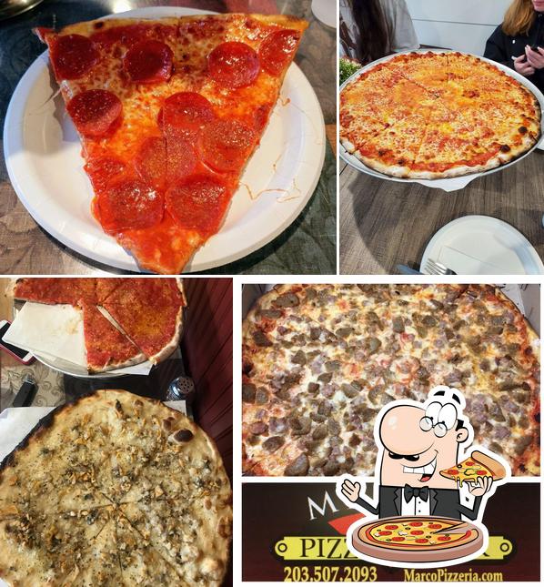 Marco Pizzeria in Branford Restaurant menu and reviews