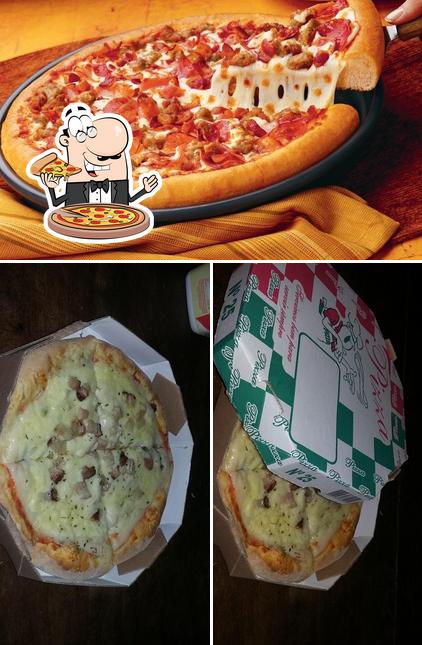 Consiga pizza no Pizzaria e pastelaria do Lar