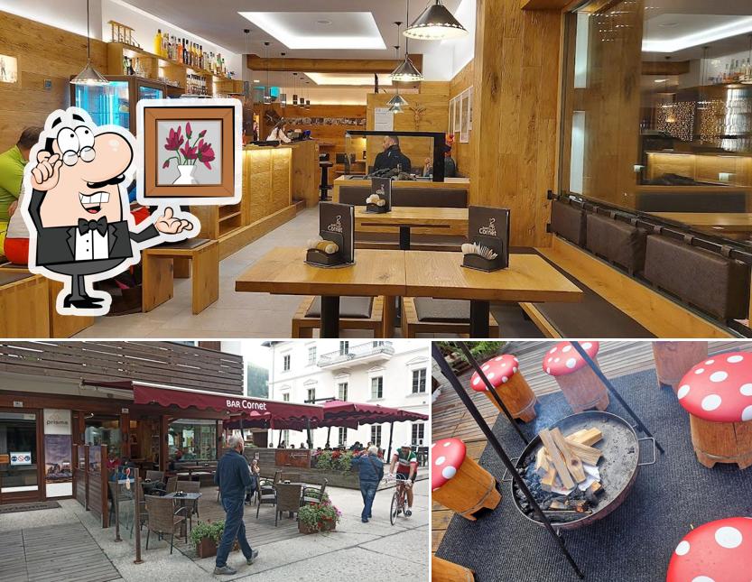 Dai un'occhiata agli interni di Cornet Bar