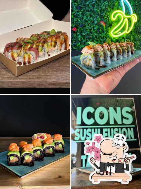 Prenditi le diverse opzioni di sushi