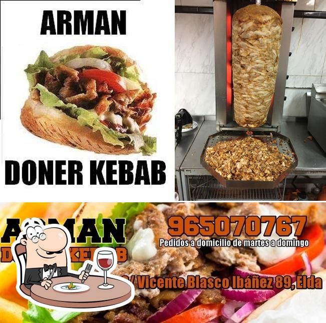 Comida en Arman Doner Kebab