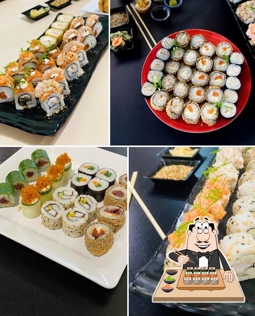 Experimente diferentes opções de sushi