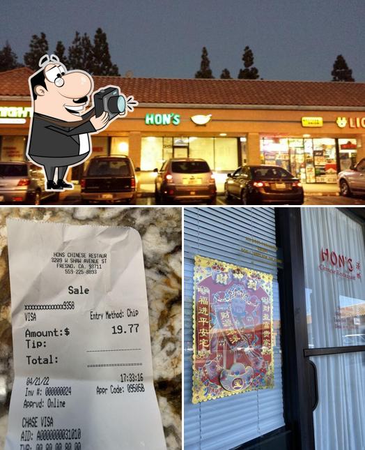 Hon's Chinese Food Restaurant in Fresno Restaurant menu and reviews