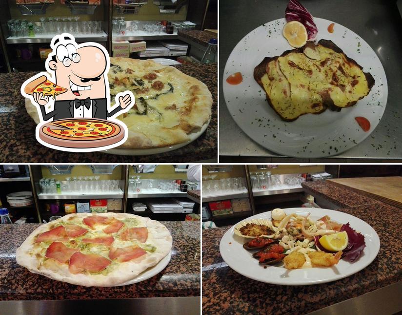 Prenditi una pizza a Ristorante Pizzeria La Lampara Dongo