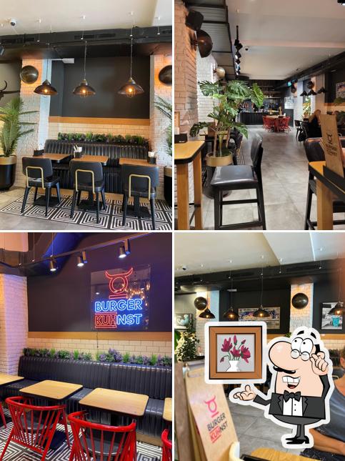 L'intérieur de Burger KUHnst Mödling