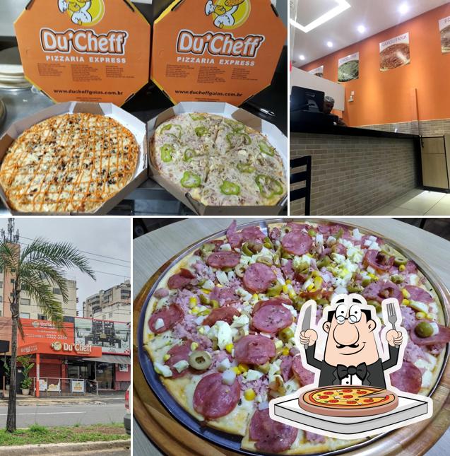 Peça pizza no Du'Cheff Oeste