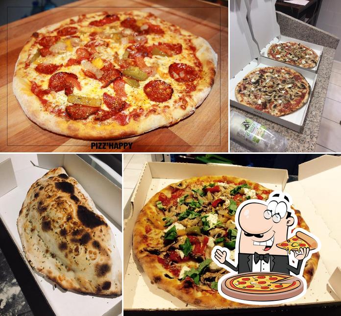 Choisissez des pizzas à PIZZ'HAPPY