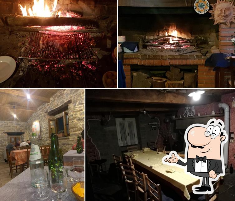 Gli interni di Trattoria da Vasco