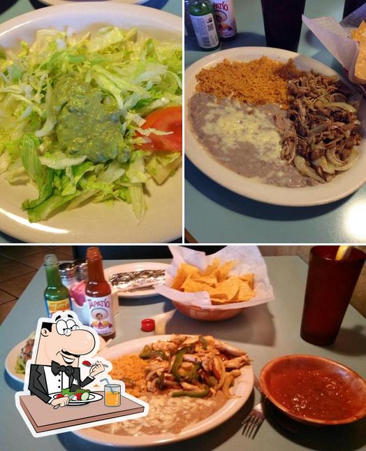 Food at Salsitas Mexican Restaurant
