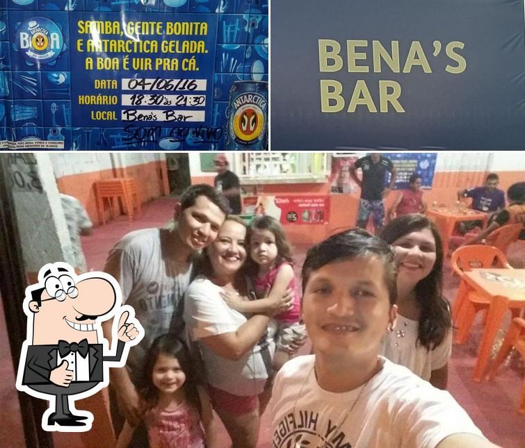 See this pic of Benas Bar