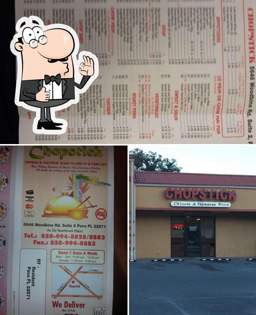 Chopsticks Chinese Restaurant in Pace Restaurant menu and reviews