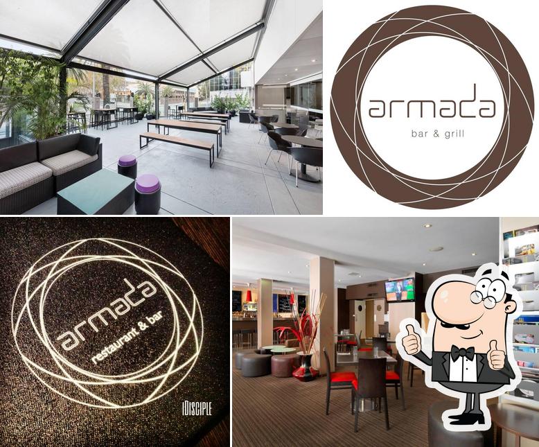 Это снимок ресторана "Armada Restaurant and Bar"