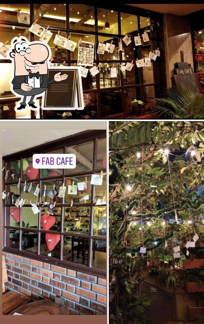 Enjoy the view at the outside area of Fab Cafe