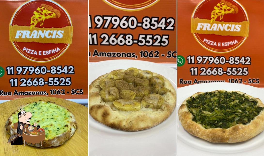 Platos en Francis Pizza e Esfiha