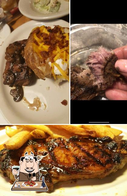 Pick meat dishes at Texas Roadhouse