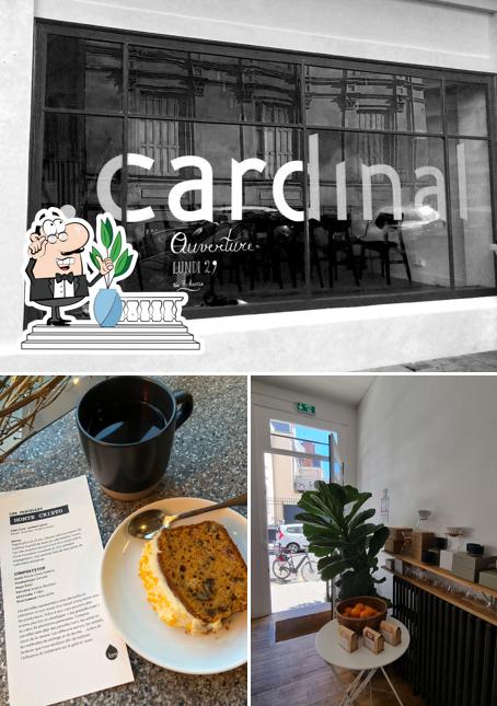 Café .cardinal se distingue par sa extérieur et nourriture