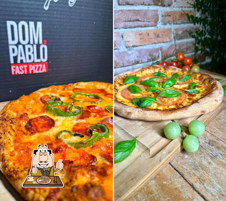 Consiga diferentes variedades de pizza