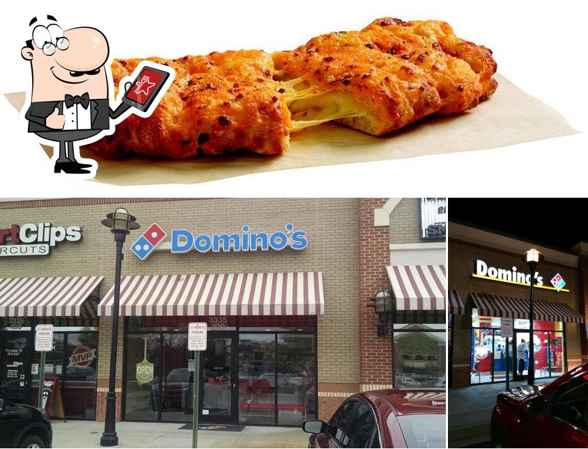 Mira las fotografías donde puedes ver exterior y comida en Domino's Pizza