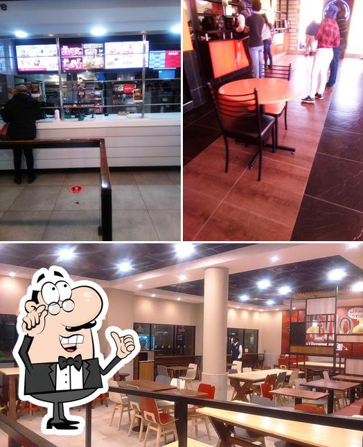 The interior of KFC Klerksdorp 1 - Cbd