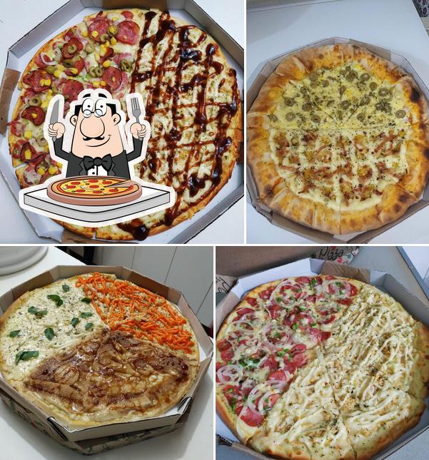 Consiga diferentes estilos de pizza