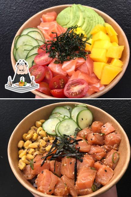 Platos en Poke da Gringa