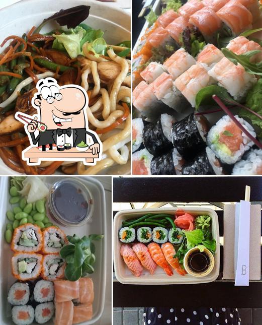 Essayez de nombreuses options de sushi