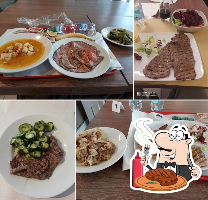 C'è un'ampia selezione di piatti per gli amanti della carne