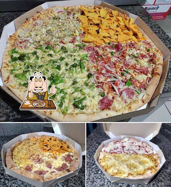 Peça diferentes tipos de pizza