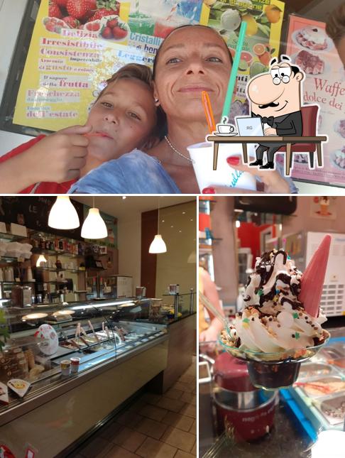 Gli interni di Gelateria Peter Pan