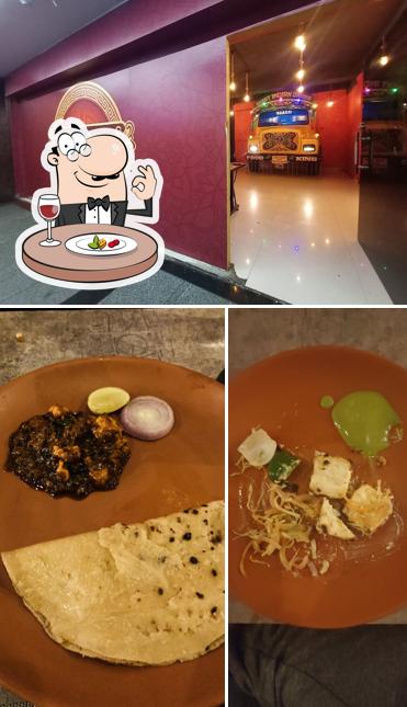 Among various things one can find food and interior at Royyala Naidu Military Hotel