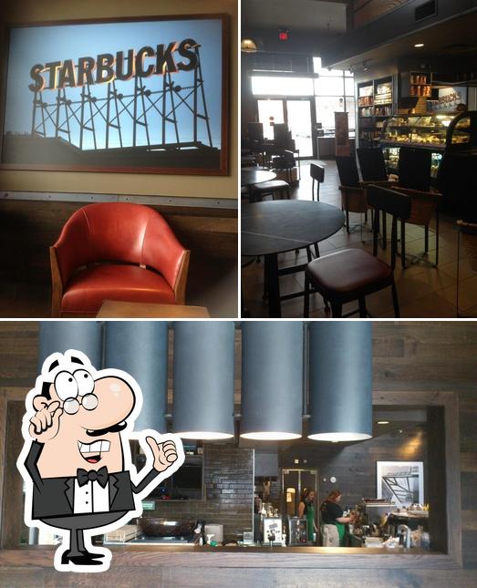 L'intérieur de Starbucks