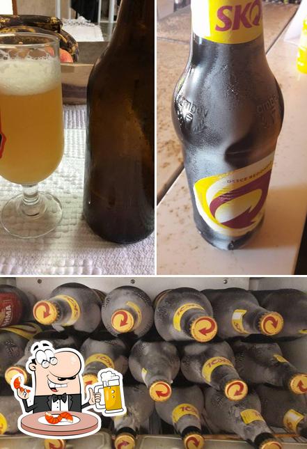 Você pode tomar um copo de cerveja leve ou escura