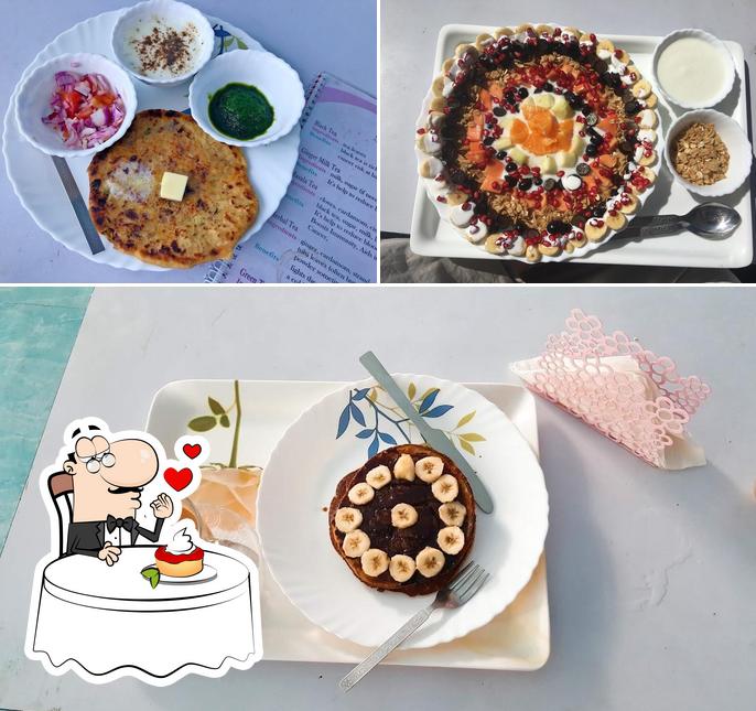 Cafe Power Of Thoughts provides a selection of sweet dishes