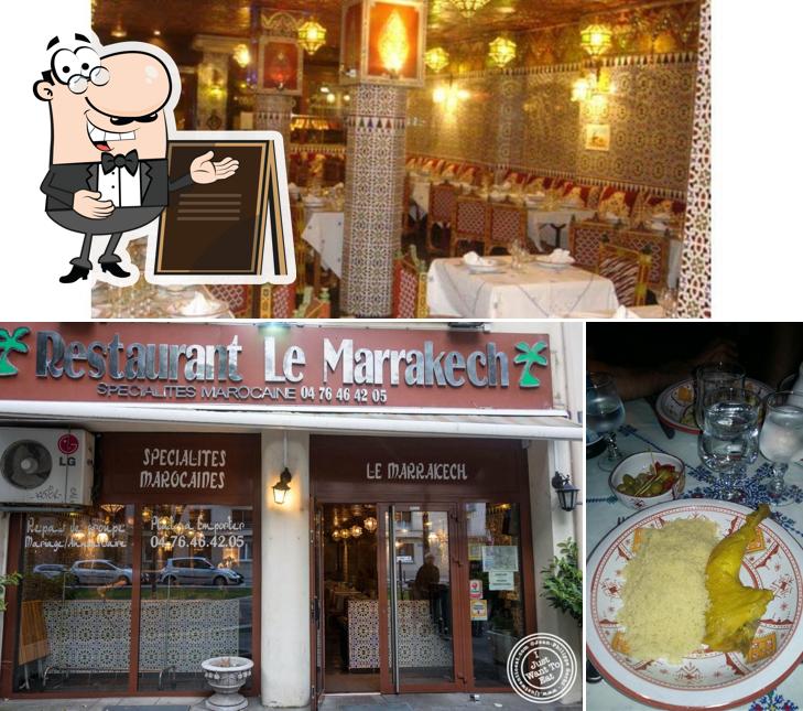 Profitez de la vue de l'espace ouvert de Restaurant Le Marrakech