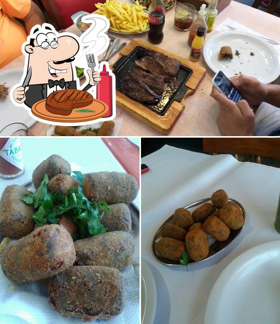 Escolha pratos de carne no Vasfeijão