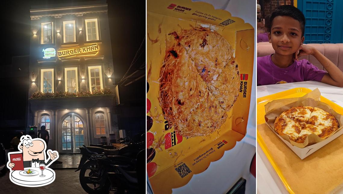 Food at Burger Khan