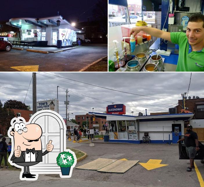 L'extérieur de Tom's Dairy Freeze