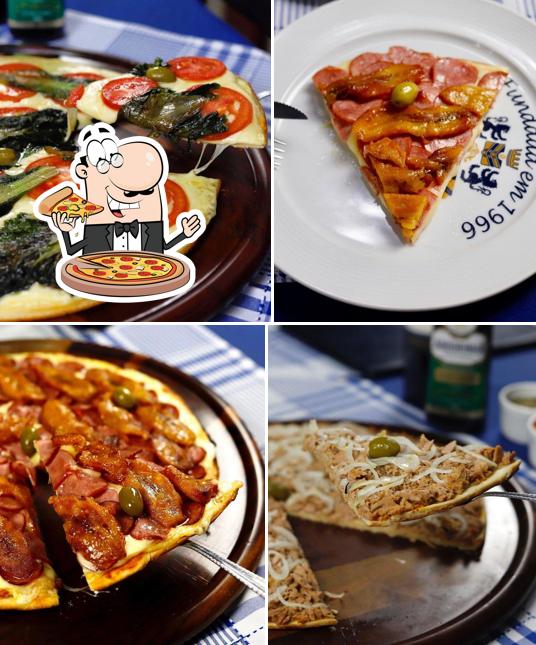 Consiga diversos variedades de pizza