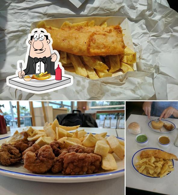 Taste French-fried potatoes at Churchill's Fish & Chips Bar Hill