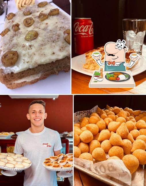 Comida em Disk pão