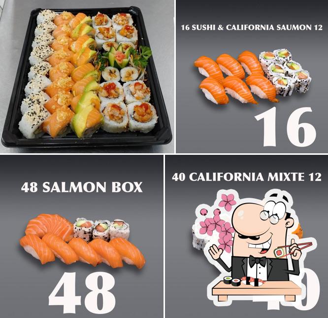 Commandez de nombreuses options de sushi